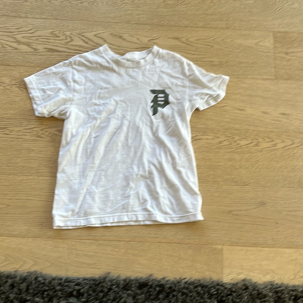 Small White primitive tee
